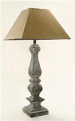 ALEXANDERS  54 CM LIMED PATARA COLUMN LAMP